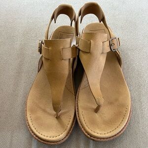 Teva Tan Leather Sandals